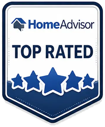 HomeAdvisor top rated badge