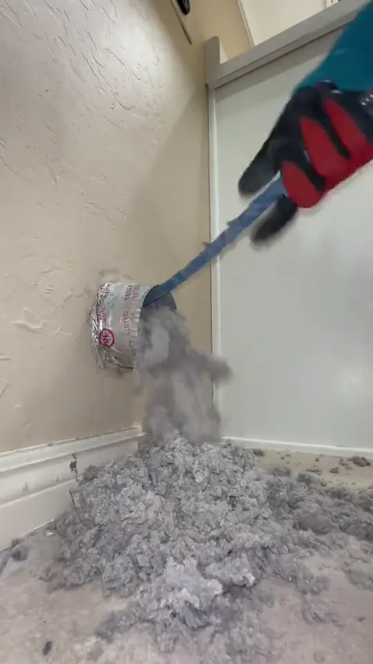 Heavy Lint Buildup Removal